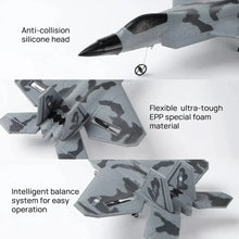 Load image into Gallery viewer, SIynhoo RC Plane -F22 Raptor Model Toy Airplane Glider 2 Channels