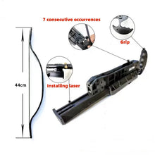 Load image into Gallery viewer, 50/80LBS Laser Aiming crossbow carbon arrow Dual use Compound Bow Pulley Bow Outdoor camping Hunting and Shooting Slingshot Acce