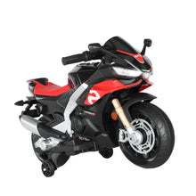 Load image into Gallery viewer, 12V Kids Ride on Motorcycle Battery Power Wheels 1-4Years Old Motorbike Toy w/Parental Remote Training Wheels Control LED Lights