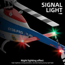 Load image into Gallery viewer, C138 PRO RC Helicopter 2.4G 6-Aixs Gyroscope 6CH Altitude Hold Optical Flow Brushless Remote Control Helicopter Toy VS Brush ERA