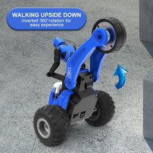 Load image into Gallery viewer, 1:16 2.4G RC Car Remote Control Car Rotating Motorcycle Light Music Dancing Deformation Stunt Car Children's Toy for Boy Gift