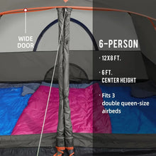 Load image into Gallery viewer, Tents for Camping 3/4/5/6 Person Tent Waterproof Easy Setup Backpacking Tents with Floor Mats Family Tent for Outdoor Hiking