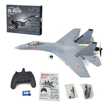 Load image into Gallery viewer, QF009 J16 Rc Plane 4CH Foam Remote Control Airplane Su35 Model Glider 2.4G 360° Flip-Roll 525mm Fixed Wing Fighter Aircraft Toy