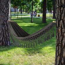 Load image into Gallery viewer, Hammock Outdoor Camping Leisure Canvas Thickened Swing Hammock Anti-rollover Perfect for Garden Patio Backyard