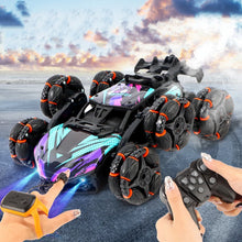 Load image into Gallery viewer, Six Wheels Dual RC Car Toy Spray Twisting Stunt Drift