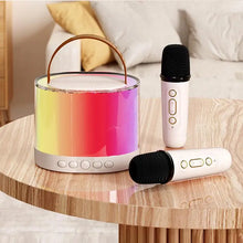 Load image into Gallery viewer, Portable Karaoke Machine Small Wireless Microphone Speaker Karaoke System Stereo Kids Karaoke Speaker Karaoke Equipment With LED