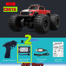 Load image into Gallery viewer, JHD For 2025 New JJRC C8816 Amphibious RC Car 4WD Off-Road Climbing Monster Truck with LED Light 4-wheeled Bigfoot Buggy C8816