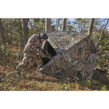 Load image into Gallery viewer, Flare 270 Pop-Up Hunting Camo Ground Blind for Deer, Duck, Bow, and Turkey Hunting Gear, Equipment, and Accessories