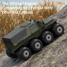 Load image into Gallery viewer, 8-Wheel All-Terrain RC Monster Truck | 70m Range | Drives on Land & Water | 50 Min Play | Amphibious Off-Road Crawler