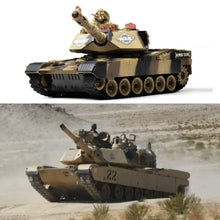 Load image into Gallery viewer, 2 PACK RC tanks 2.4G Fighting Battle Tanks with LED Life Indicators