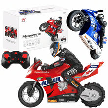 Load image into Gallery viewer, Electric Self Balancing RC Motorcycle High Speed Drift Spin Stunt Standing Remote Control Bike Multi Gear Large Toy