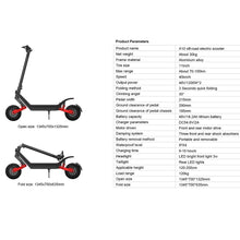 Load image into Gallery viewer, HX X10 18.2AH Electric Scooter 2000W 75KM/H Foldable Electric Kick E Scooter Dual Motors 11 Inch APP Smart Escooter for Adults