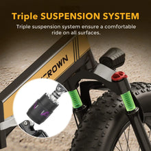 Load image into Gallery viewer, Electric Bike for Adults 750W Peak Motor Up to 20 MPH 60 Miles,600wh Removable Battery,Folding 20" x 4.0" Tire Electric Bicycle