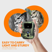 Load image into Gallery viewer, Mini Trail Hunting Night Vision Camera 20MP 1080P Wildlife Photo Trap Surveillance Tracking Hunting Accessories Waterproof Cam