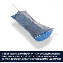 Load image into Gallery viewer, Outdoor hammock, portable - integrated insect net - suitable for camping, hiking, backpacking, holidays or beaches, hammock