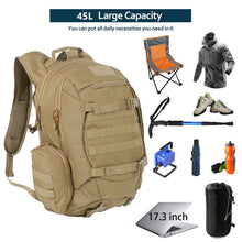 Load image into Gallery viewer, THURAM 45L Waterproof Fishing Hunting Backpack Outdoor Rucksacks Tactical Sports Camping Hiking Trekking Bags