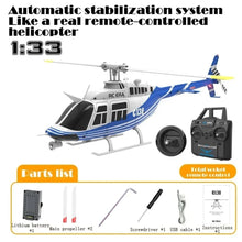 Load image into Gallery viewer, RC ERA C138 1:36 Remote Control Simulation RC Bell 206 Helicopter Altitude Hold 2.4g Genuine 6axis Gyro