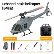 Load image into Gallery viewer, A60 Rc Plane Helicopte 2.4G 1:42 4WD RC Helicopter Model Helicopter 6 Axis Gyro One Key Takeoff/Landing RC Helicopter Toy
