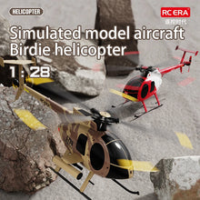 Load image into Gallery viewer, 1:28 C189 RC Helicopter MD500 Brushless Dual-motor Remote Control Model 6-Axis Gyro Aircraft Toy One-click Takeoff/landing