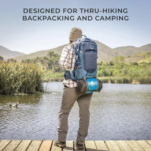 Load image into Gallery viewer, Hyke & Byke Quandary 15°F Cold Weather Mummy Hiking & Backpacking Sleeping Bag - Duck Down 650 FP 3