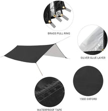 Load image into Gallery viewer, Camping Hammock with Bug Net and Rainfly Tarp,118x118in Portable Waterproof and UV Protection Hammock Tent for Indoor, Outdoor
