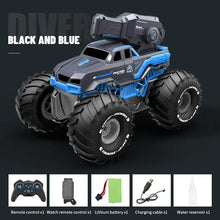 Load image into Gallery viewer, 2.4G RC Car Self-absorbing High-pressure Water Gun Remote Control Amphibious Off-road Vehicle Climbing Stunt Car Water Toys Gift