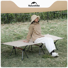 Load image into Gallery viewer, Naturehike Camping Bed Ultralight Sleeping Cot Outdoor Portable Folding Bed Removable Adjustable Telescopic Wide Single Folding