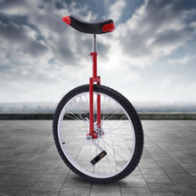 Load image into Gallery viewer, 24" Unicycle One Wheel Bike Leakproof Tire Wheel Cycling Height Adjustable for Kids Adults Beginner Outdoor Sports SelfBalancing