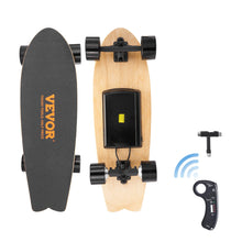 Load image into Gallery viewer, VEVOR Electric Skateboard with Remote 13.7/25 Mph Top Speed Electric Longboard 3 Speeds Easy Carry for Adults Teens Beginners
