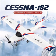 Load image into Gallery viewer, Park10 RC Airplane P707G 2.4G 3D/6G With Gyroscope 3Ch RC Airplane Fixed Wing Plane Outdoor Toys Drone RTF CESSNA 182 Plane Gift
