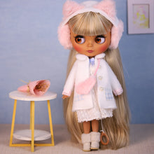 Load image into Gallery viewer, white skin joint body colorful hair glossy, matte face nude doll