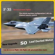Load image into Gallery viewer, Electric F35 V2 Jet Engine Aircraft Epp6 Channel Remote Control Fixed Wing Fighter Toy Plane High Speed Airplane Model For Kids