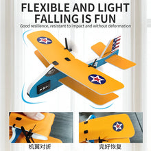 Load image into Gallery viewer, Teeggi RC Foam Aircraft 2.4G Radio Control RC Glider With cool lights RC Plane EPP Foam Flying Airplane Toys For Childrens Gifts