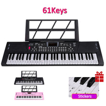 Load image into Gallery viewer, 61 Keys Piano Musical Keyboard with Built-In Dual Speakers Kids Piano Electronic Keyboard Synthesizer Instrument Educational Toy