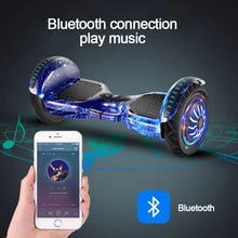 Load image into Gallery viewer, 6.5 Inch Kids LED Light Bluetooth Music Two Wheel Self-balancing Hoverboards Car Smart Balance Electric Scooter