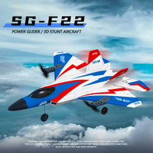 Load image into Gallery viewer, SG-F22 4K RC Airplane 3D Stunt Plane Model 2.4G Remote Control Fighter Glider Electric Rc Aircraft Toys For Children Adults