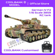 Load image into Gallery viewer, Customize RC Tank Shooting BB Smoke 1/16 Scale German Panzer