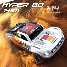 Load image into Gallery viewer, MJX HYPER GO 14211 Racing Car 1/14 Short Truck 45A ESC Brushless Motor 47 KM/H Large Foot 4WD RC Car Remote Control Car Toy MJX