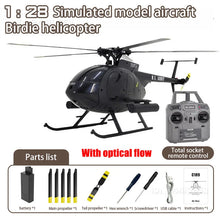 Load image into Gallery viewer, C189 1/28 RC Helicopter 6CH 6-axis Gyro Remote Control Model One-click Takeoff/landing 2.4G Transmitter Aircraft Kid Adult Toy