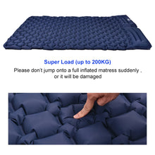 Load image into Gallery viewer, Widesea Camping Double Air Mattress Outdoor Sleeping Pad Bed Ultralight Folding Travel Inflatable Mat Cushion Moistureproof