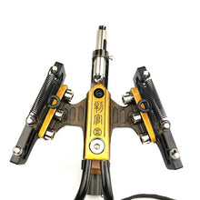 Load image into Gallery viewer, New Elastic Hunting Fishing Slingshot Shooting Catapult Bow Arrow Rest Bow Laser Sling Shot Catapult Crossbow Bolt Shooting Fish