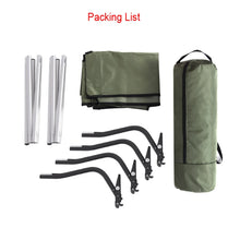 Load image into Gallery viewer, Outdoor Compact Camping Cot 7075 Aluminum Alloy Folding Camp Bed Ultralight PortableEasy To Store Single Nap Sleeping Bed
