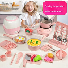 Load image into Gallery viewer, Can Cook Fun Mini Simulation Kitchen Playset Real Cooking