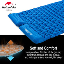 Load image into Gallery viewer, Naturehike Camping Mattress Ultralight Double Air Mattress Outdoor Folding Bed Sleeping Pad Car Travel Inflatable Mattress