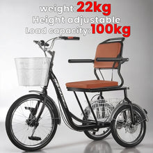 Load image into Gallery viewer, 20inch front wheel 16inch rear wheel,Elderly Tricycle Outside Pedal, Elderly Scooter, Bicycle, Adult, Leisure,Height adjustable