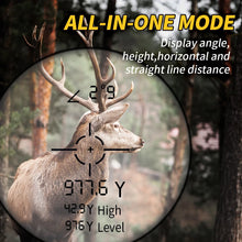 Load image into Gallery viewer, REVASRI 600 1000M Hunting Laser Rangefinder with Angle Speed Height Distance Measurement and Continuous Scan for Hunting