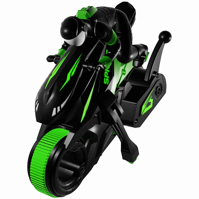 New Remote Control Stunt Motorcycle - 360° Rotation High-Speed Drift R ...