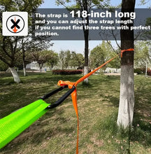 Load image into Gallery viewer, 3 4 5 Person Triangle Hammock Portable Mesh Hanging Tree Tent Outdoor Camping Cycling Sleeping Bed Car Self Driving Beach Mat