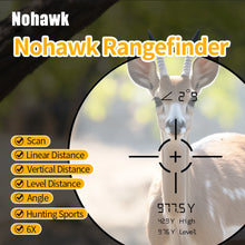 Load image into Gallery viewer, Nohawk Golf Laser Rangefinder 600M 1000M Multifunctional Telescope with Flag-Lock Slope Distance Meter for Hunting Monocular