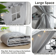 Load image into Gallery viewer, Kids Play Tent, Large Playhouse Tent Indoor, Play House Kids Castle